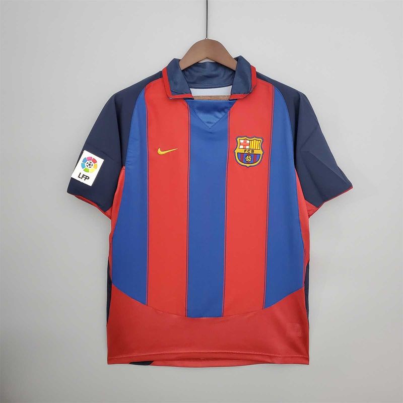 Barcelona Home 03/04 Retro Jersey