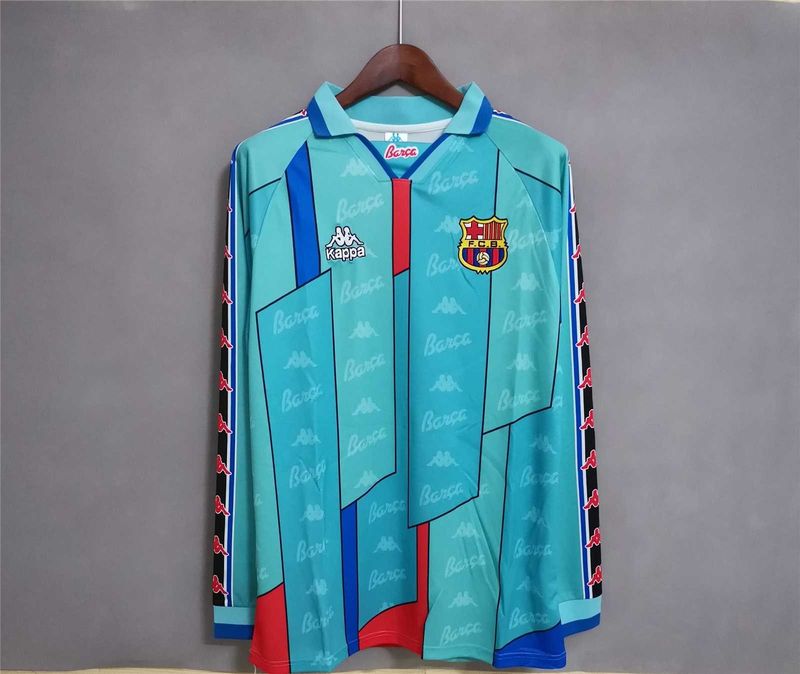 Barcelona Away 96/97 Long Sleeve Retro Jersey