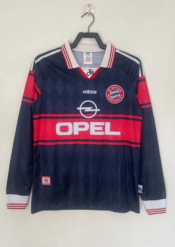 Bayern Munich Home 97/98 Long Sleeve Retro Jersey Bayern Munich Home 97/98 Long Sleeve Retro Jersey