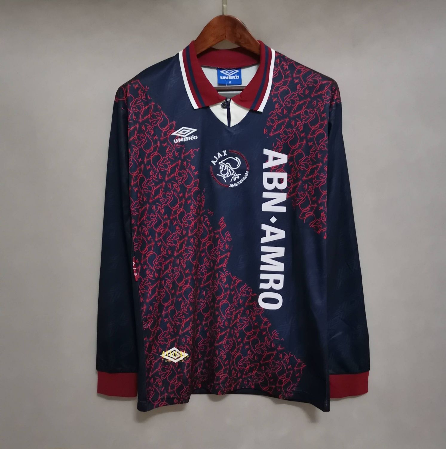 Ajax Away 94/95 Long Sleeve Retro Jersey  Ajax Away 94/95 Long Sleeve Retro Jersey