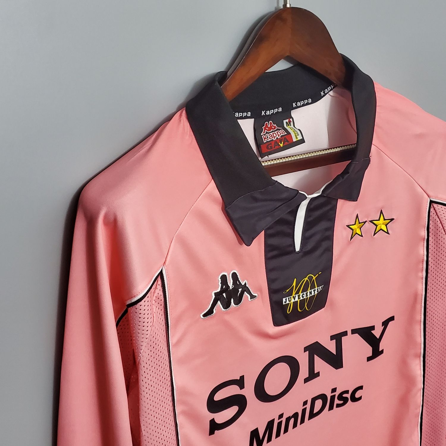 Juventus Away 97/98 Long Sleeve Retro Jersey  Juventus Away 97/98 Long Sleeve Retro Jersey