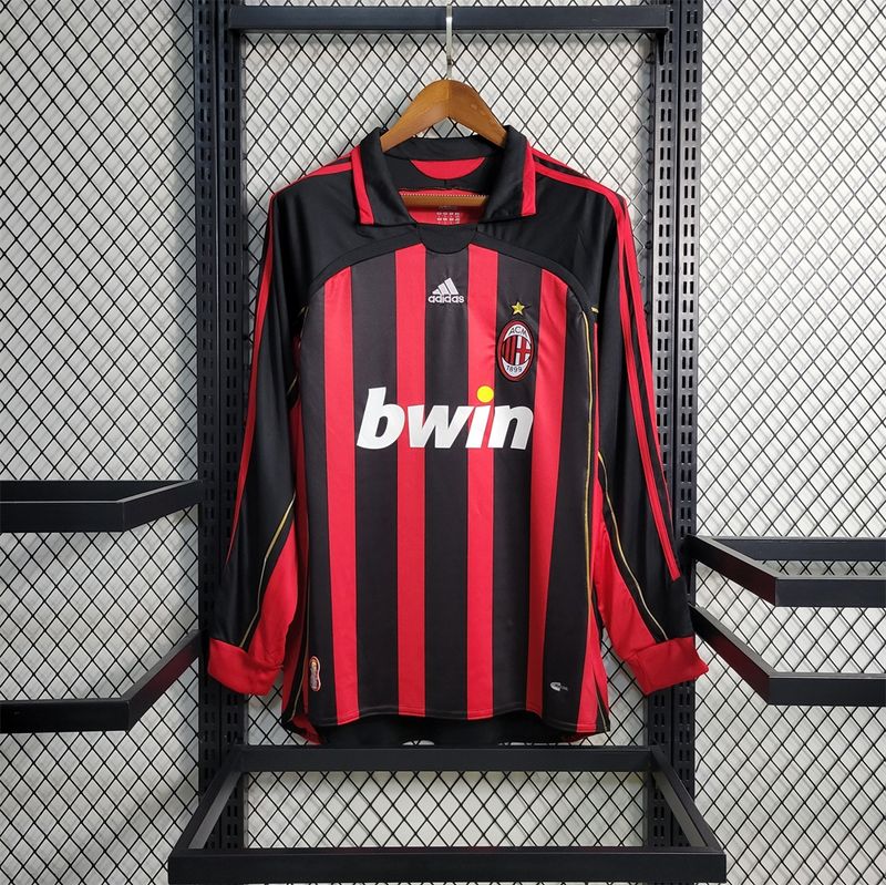 AC Milan Home 06/07 Long Sleeve Retro Jersey 