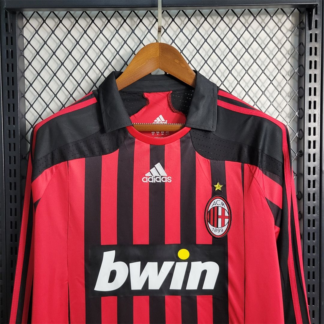 AC Milan Home 07/08 Long Sleeve Retro Jersey 