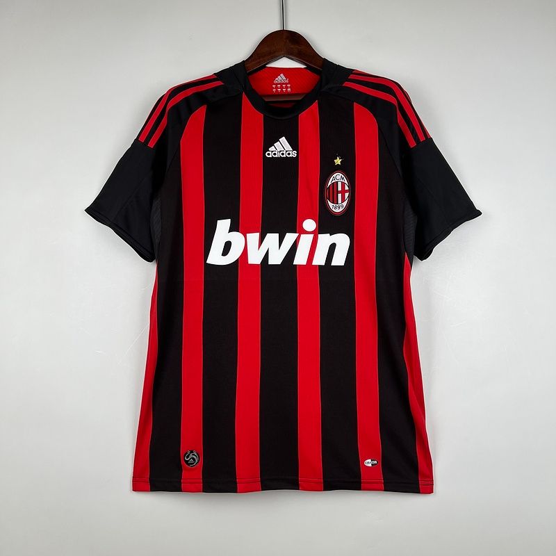 AC Milan Home 08/09 Retro Jersey  AC Milan Home 08/09 Retro Jersey