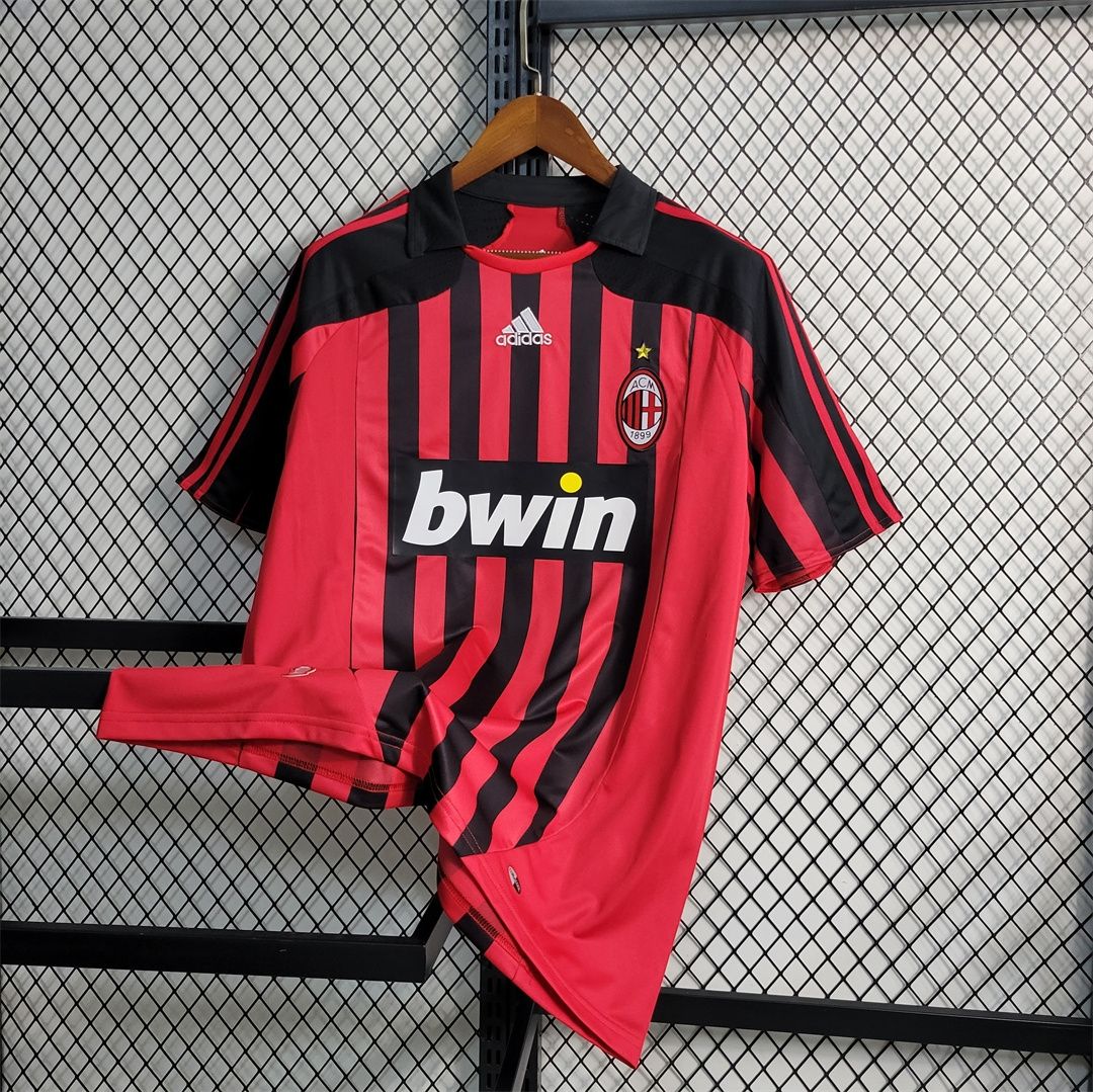 AC Milan Home 07/08 Retro Jersey  AC Milan Home 07/08 Retro Jersey