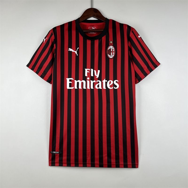AC Milan Home 19/20 Retro Jersey  AC Milan Home 19/20 Retro Jersey