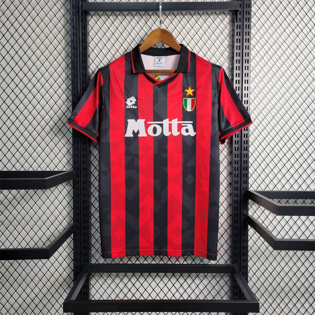 AC Milan Home 93/94 Retro Jersey  AC Milan Home 93/94 Retro Jersey