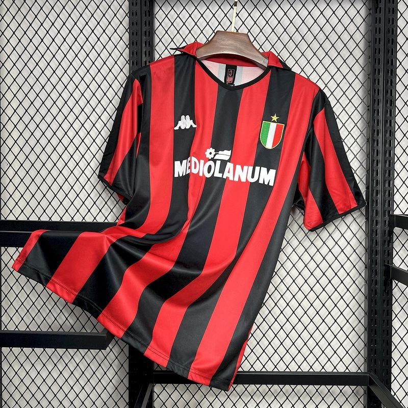 AC Milan Home 88/89 Retro Jersey  AC Milan Home 88/89 Retro Jersey