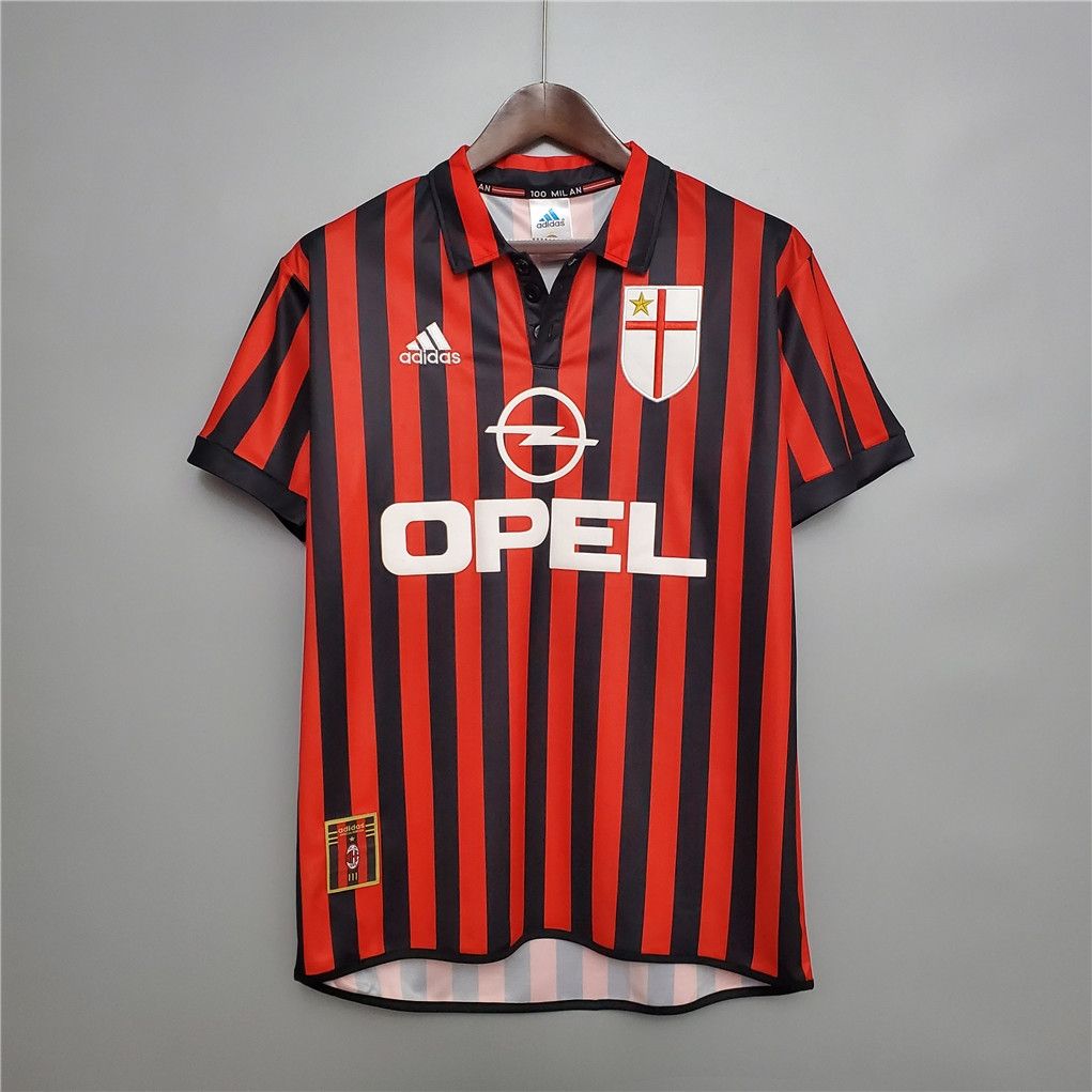 AC Milan Home 99/00 Retro Jersey  AC Milan Home 99/00 Retro Jersey