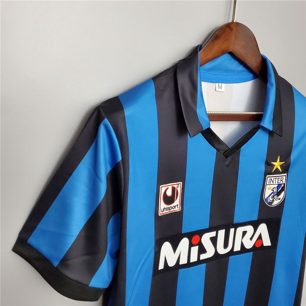 Inter Milan Home 88/90 Retro Jersey  Inter Milan Home 88/90 Retro Jersey
