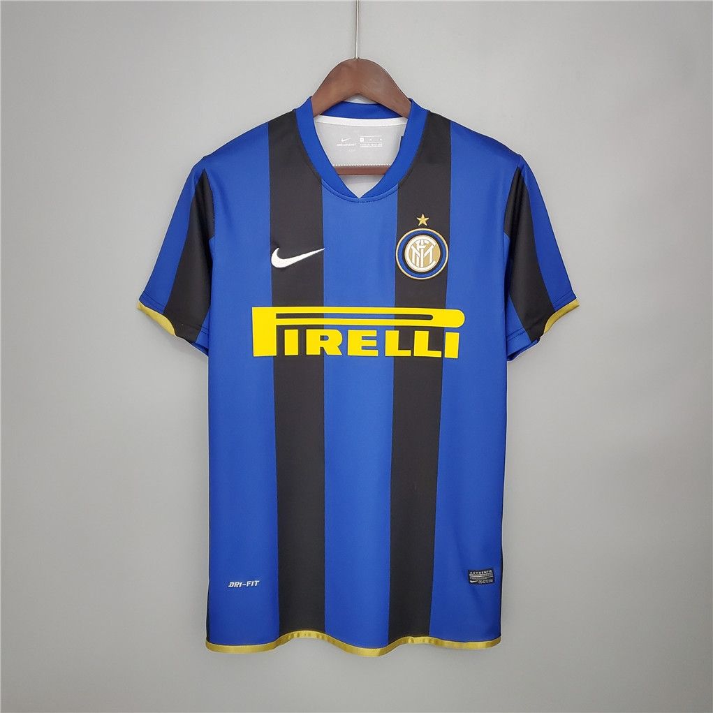 Inter Milan Home 08/09 Retro Jersey  Inter Milan Home 08/09 Retro Jersey