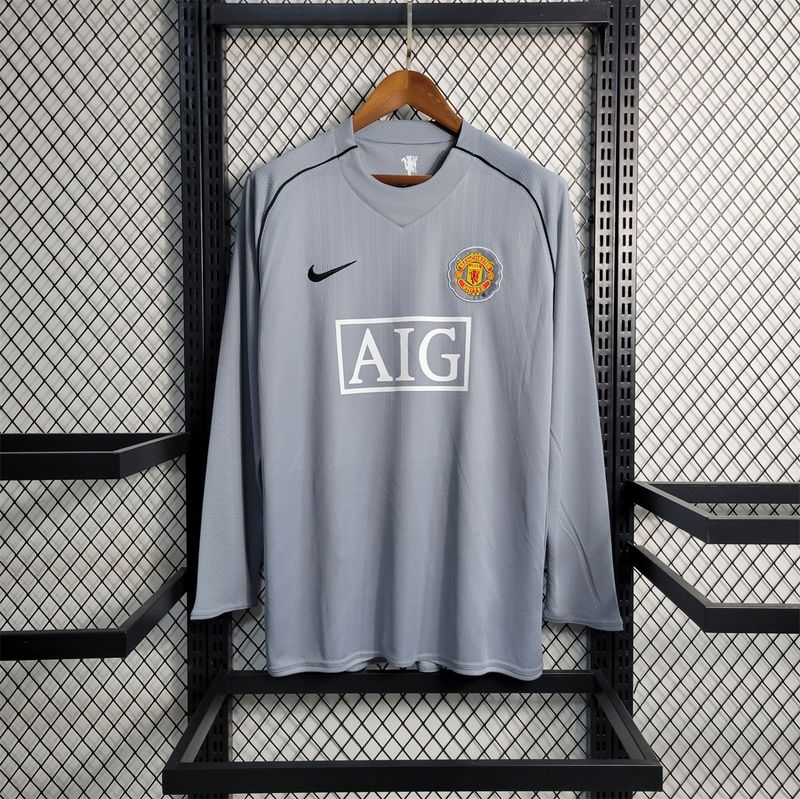Man United Goalkeeper 07/08 Long Sleeve Retro Jersey 
