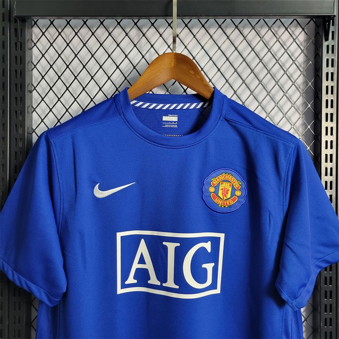 Man United Away 08/09 Retro Jersey  Man United Away 08/09 Retro Jersey