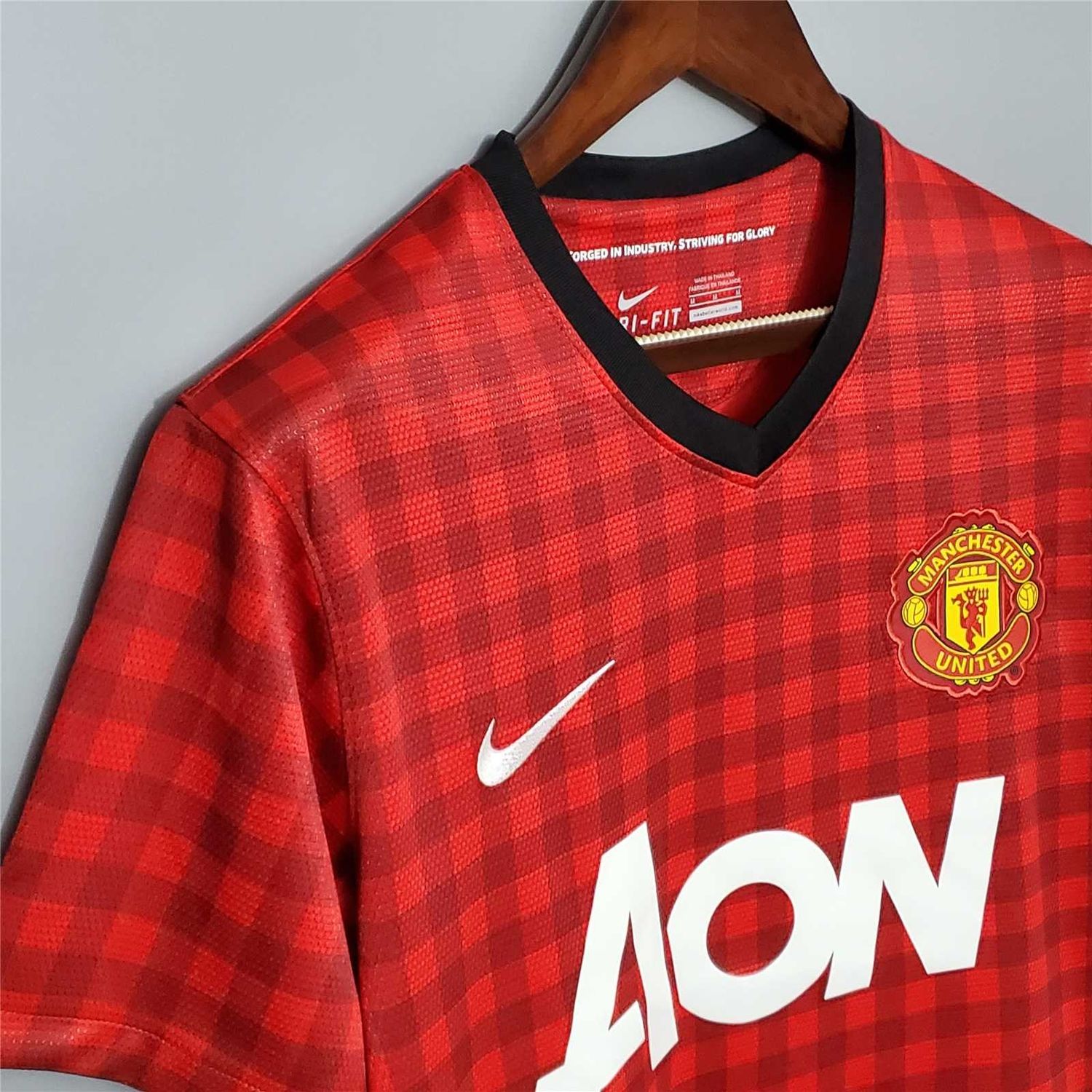 Man United Home 12/13 Retro Jersey  Man United Home 12/13 Retro Jersey