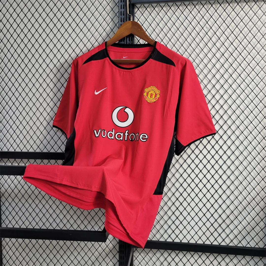 Man United 02/04 Home Retro Jersey  Man United 02/04 Home Retro Jersey