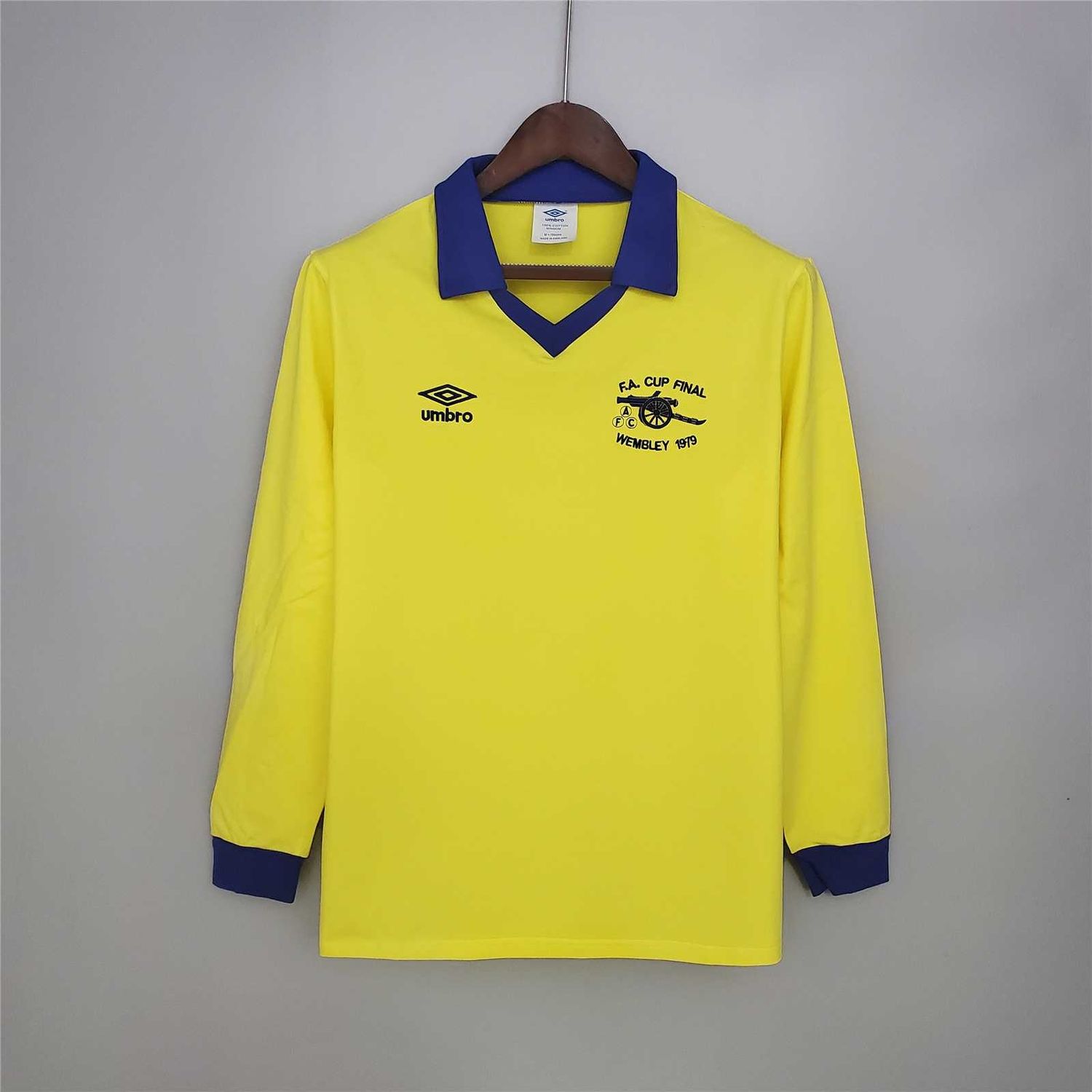 Arsenal Final 79 Long Sleeve Retro Jersey  Arsenal Final 79 Long Sleeve Retro Jersey