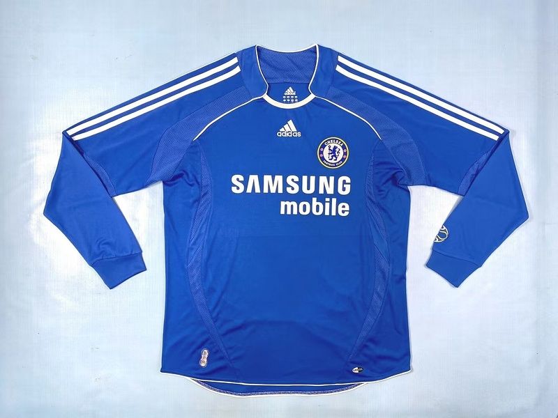 Chelsea Home 06/07 Long Sleeve Retro Jersey  Chelsea Home 06/07 Long Sleeve Retro Jersey