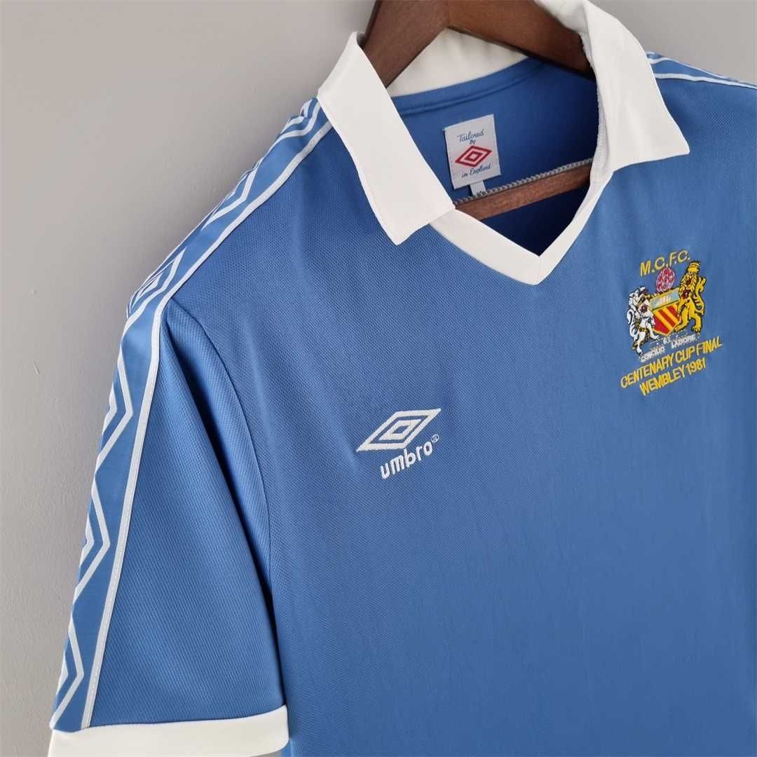 Manchester City Home 81/82 Retro Jersey  Manchester City Home 81/82 Retro Jersey
