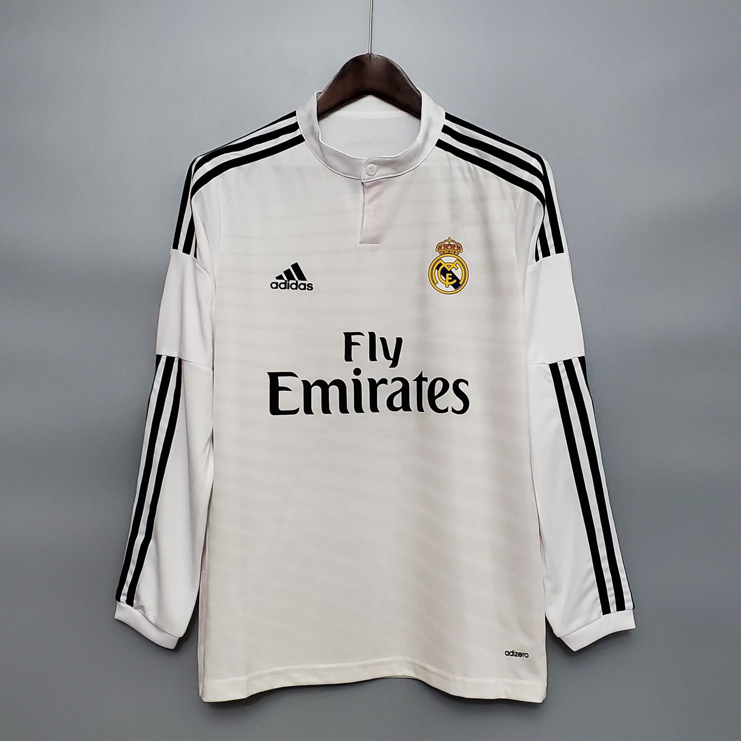 Real Madrid Home 14/15 Long Sleeve Retro Jersey  Real Madrid Home 14/15 Long Sleeve Retro Jersey