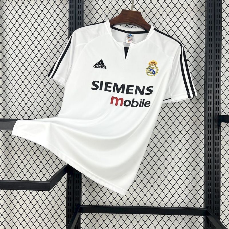 Real Madrid Home 03/04 Retro Jersey  Real Madrid Home 03/04 Retro Jersey