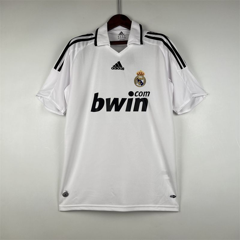 Real Madrid Home 08/09 Retro Jersey  Real Madrid Home 08/09 Retro Jersey