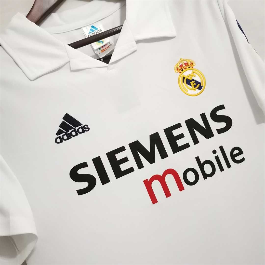 Real Madrid Home 02/03 Retro Jersey (excl patches) Real Madrid Home 02/03 Retro Jersey (excl patches)