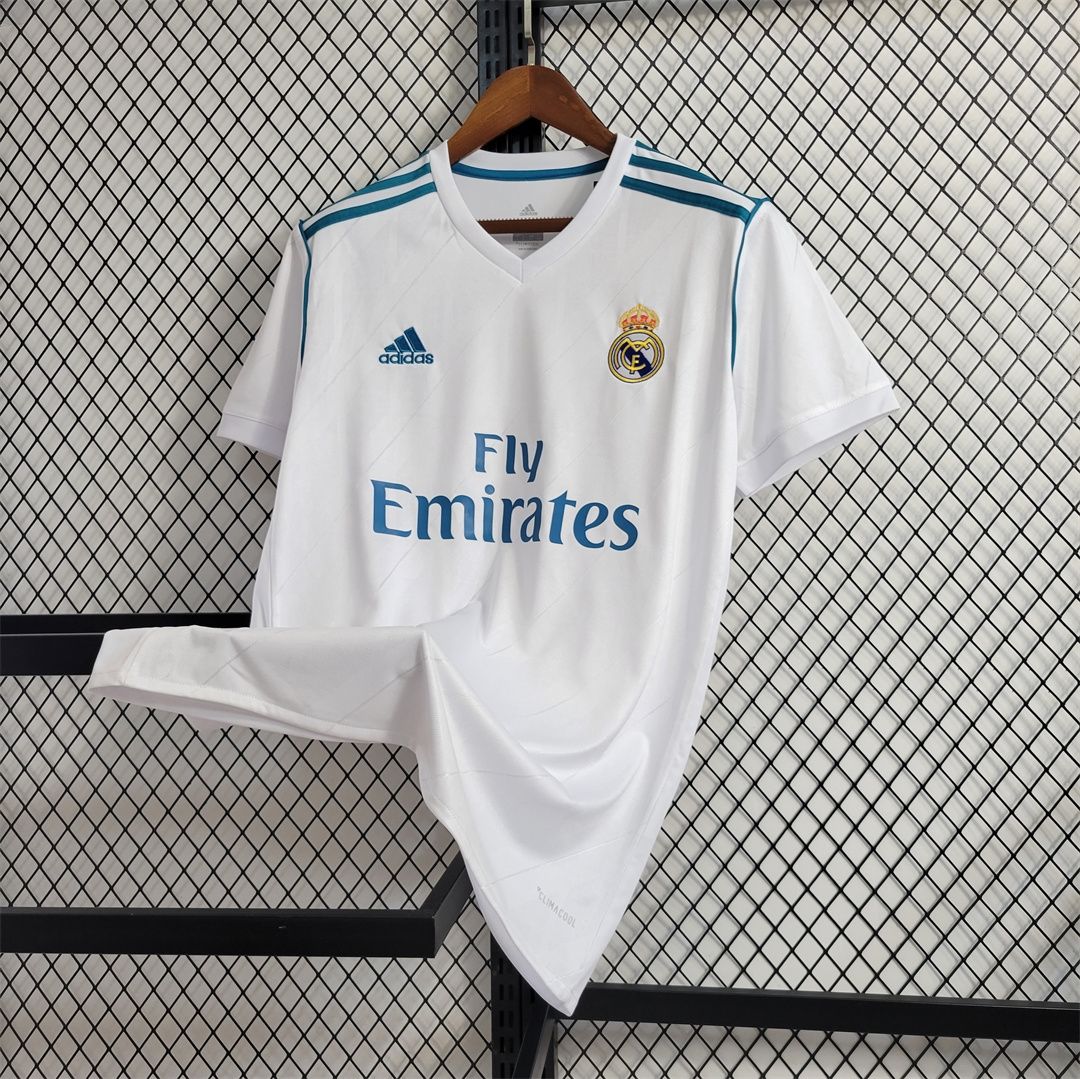 Real Madrid Home 17/18 Retro Jersey  Real Madrid Home 17/18 Retro Jersey