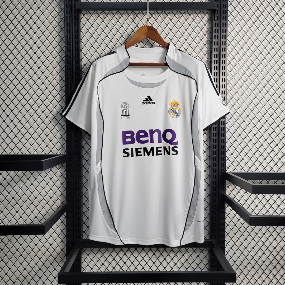 Real Madrid Home 06/07 Retro Jersey  Real Madrid Home 06/07 Retro Jersey