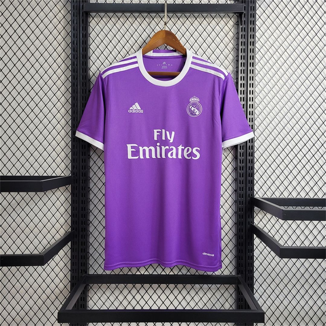 Real Madrid Away 16/17 Retro Jersey  Real Madrid Away 16/17 Retro Jersey
