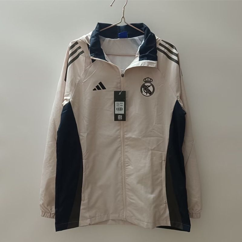 Real Madrid Light Pink Windbreaker 