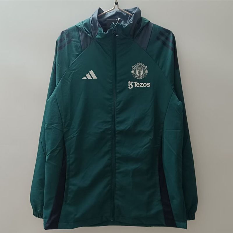 Man United Green Windbreaker 