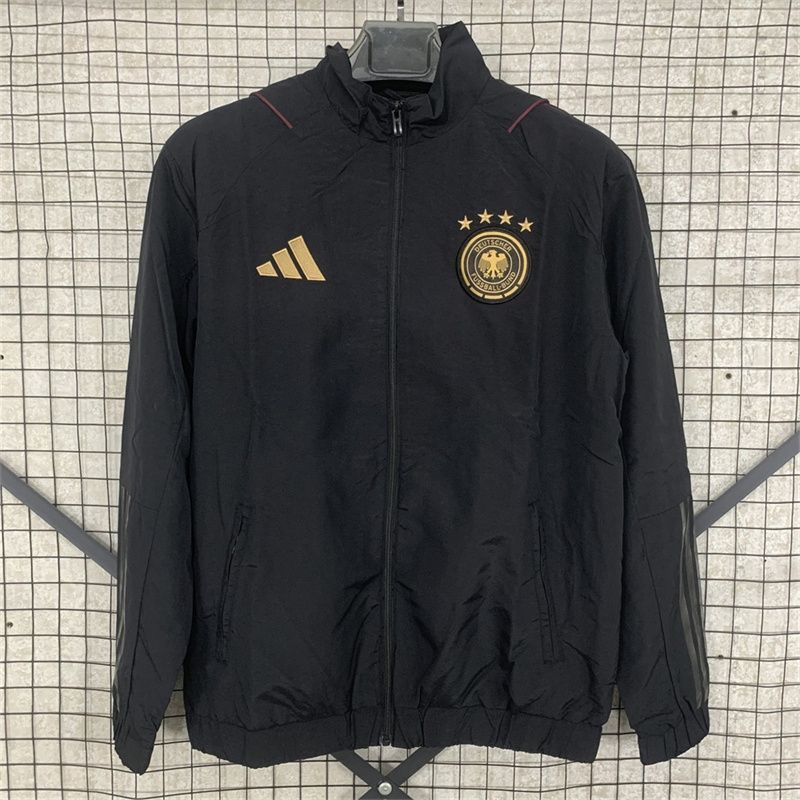 Germany Black Windbreaker
