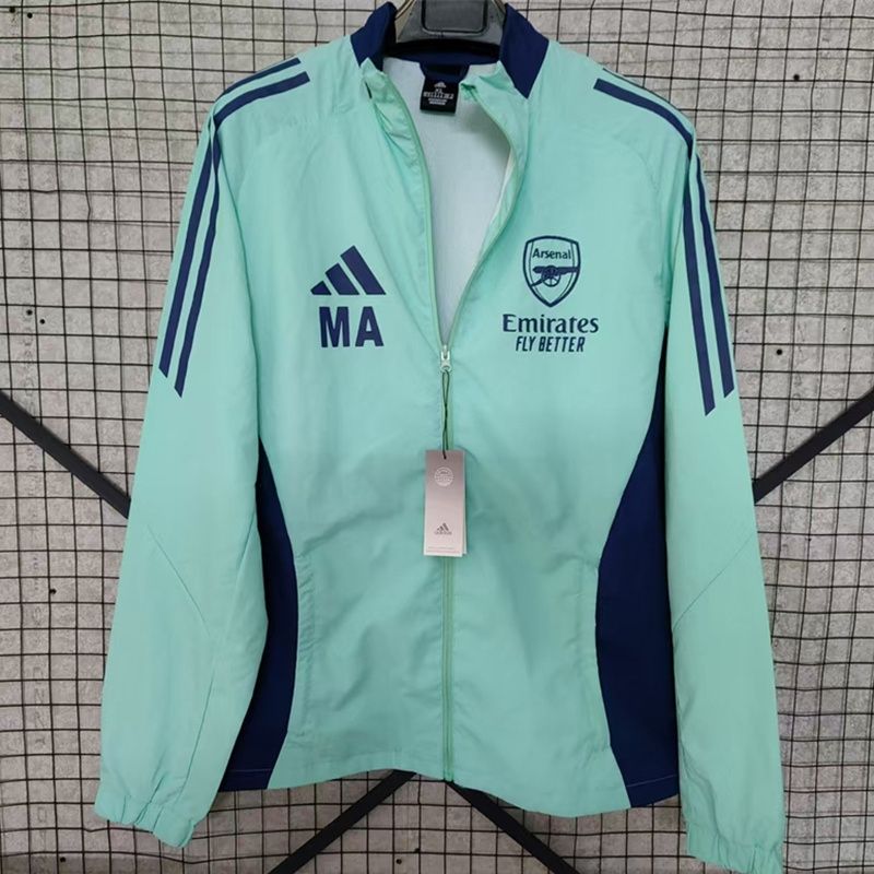 Arsenal Mint Blue Windbreaker 