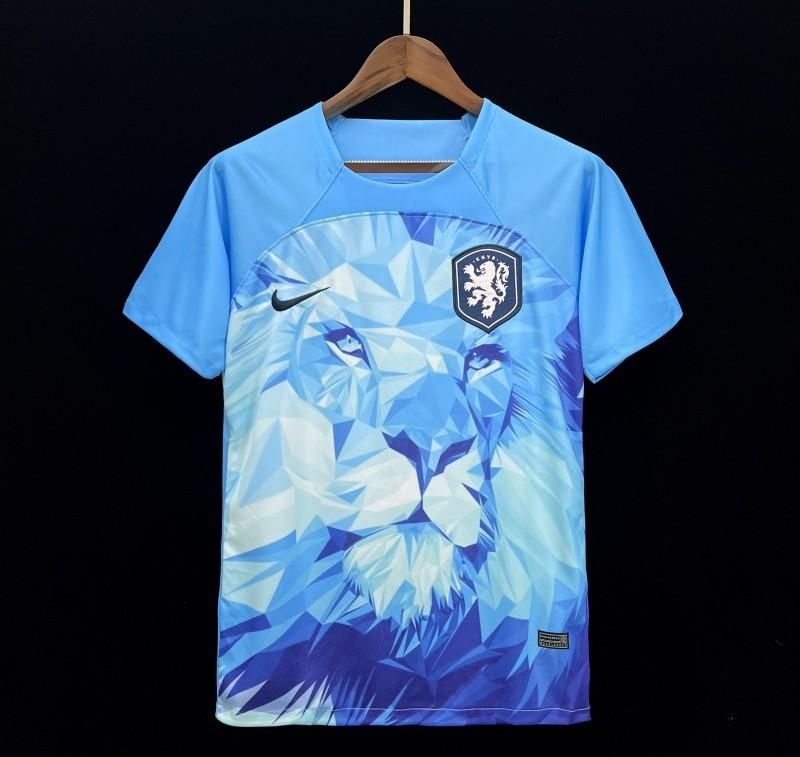 Netherlands Blue Lion Special Stadium Jersey