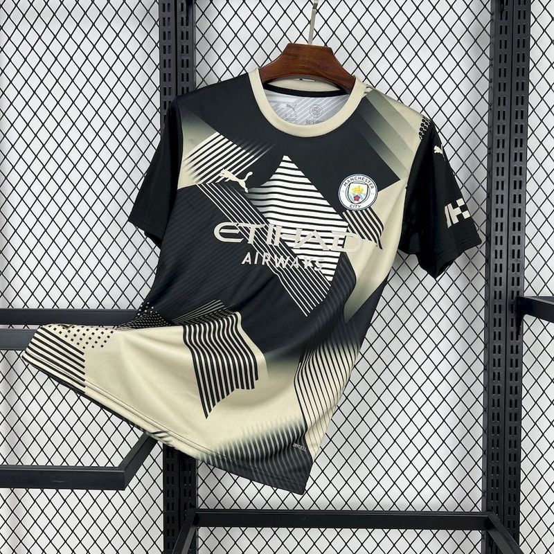 Manchester City Black and Beige Special Jersey