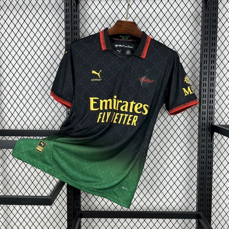 AC Milan Black and Green Special Jersey