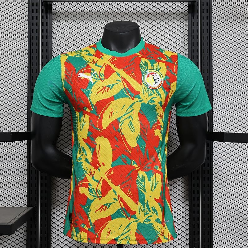 Senegal Green, Yellow and Red Special Vapor Jersey Senegal Green, Yellow and Red Special Vapor Jersey