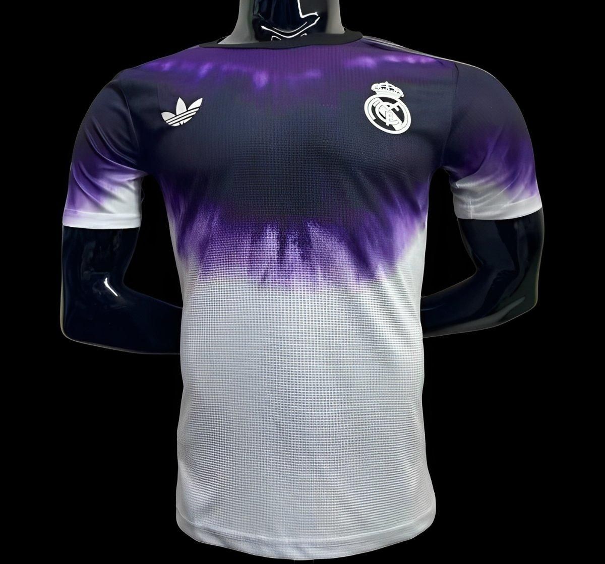 Real Madrid Black, Purple and White Special Vapor Jersey Real Madrid Black, Purple and White Special Vapor Jersey