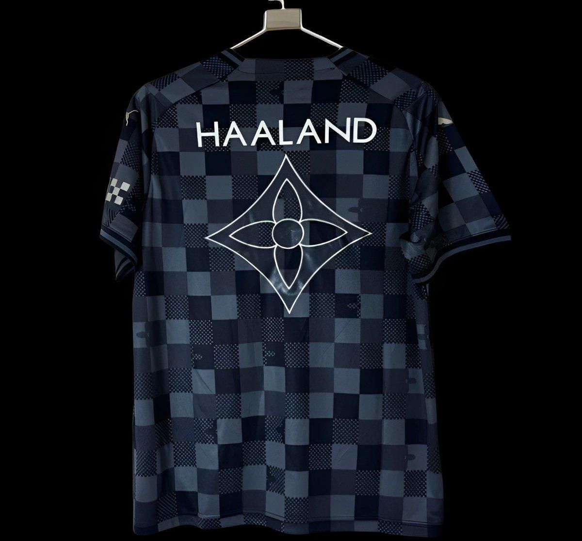 Manchester City Haaland Black Squares Special Jersey Manchester City Haaland Black Squares Special Jersey