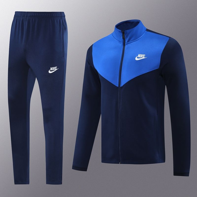 Nike Navy and Blue Tracksuit Set