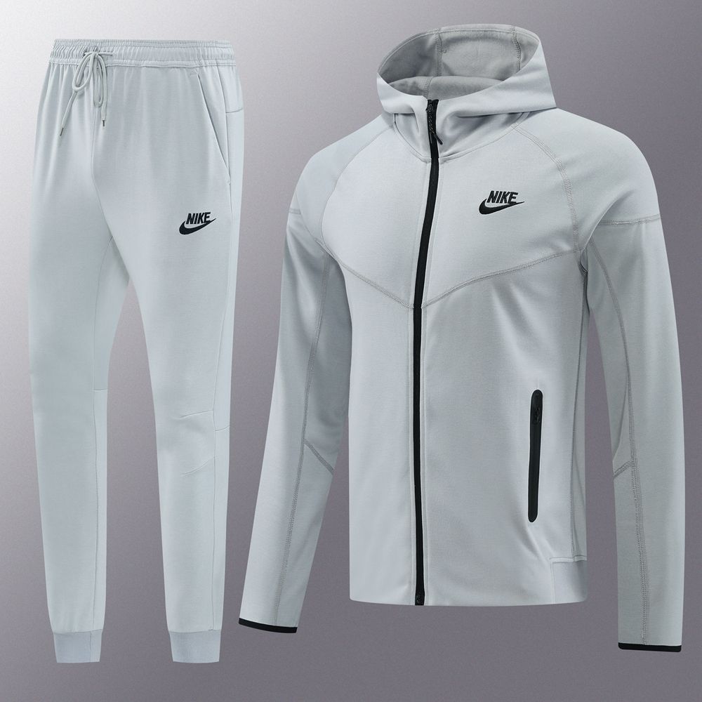 Nike Grey Hooded Tracksuit Set Nike Grey Hooded Tracksuit Set