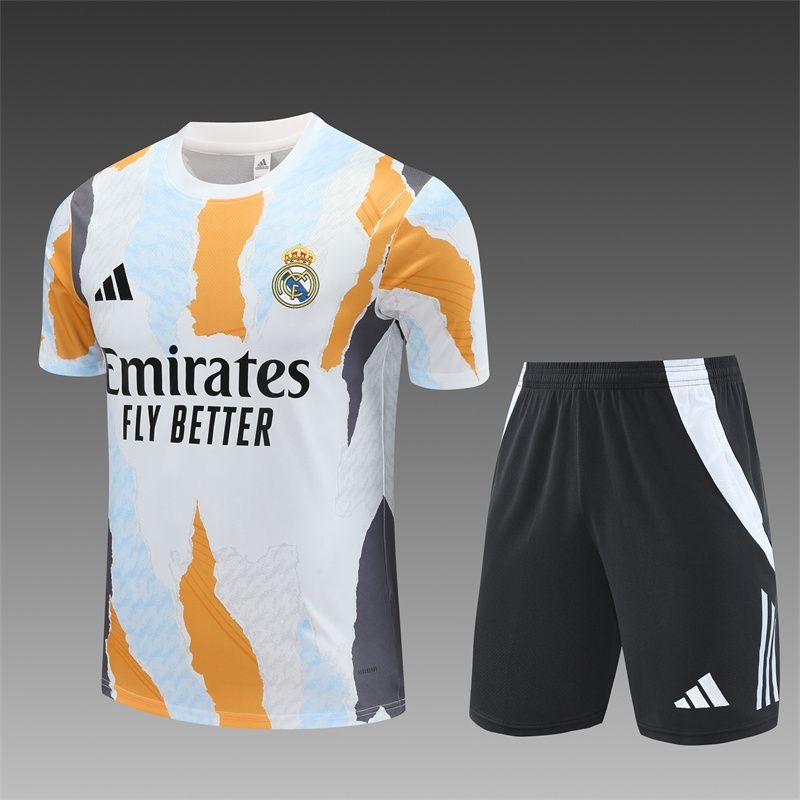 Real Madrid Colourblock Short Sleeve Training Set Real Madrid Colourblock Short Sleeve Training Set
