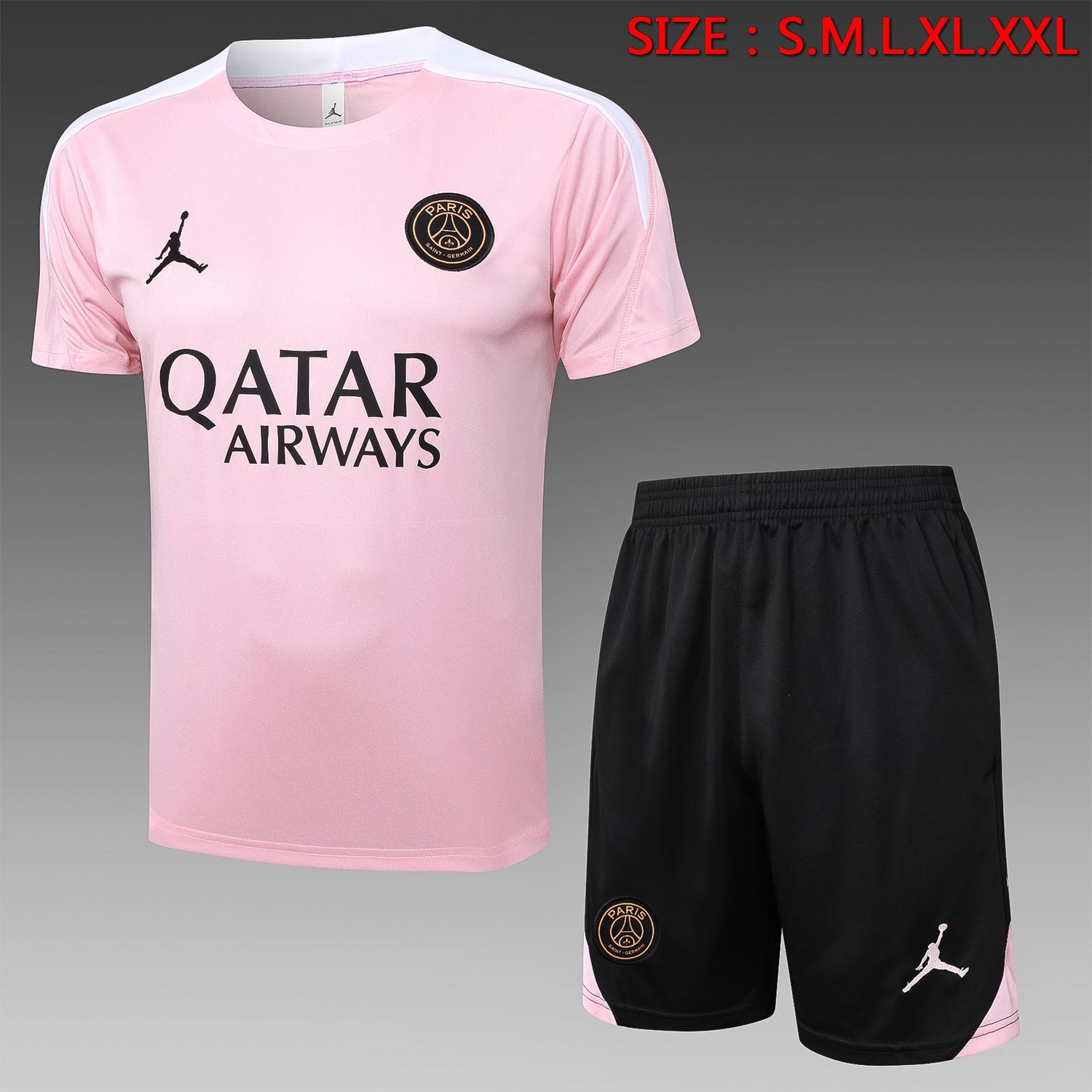 PSG Pink and Black Short Sleeve Training Set PSG Pink and Black Short Sleeve Training Set