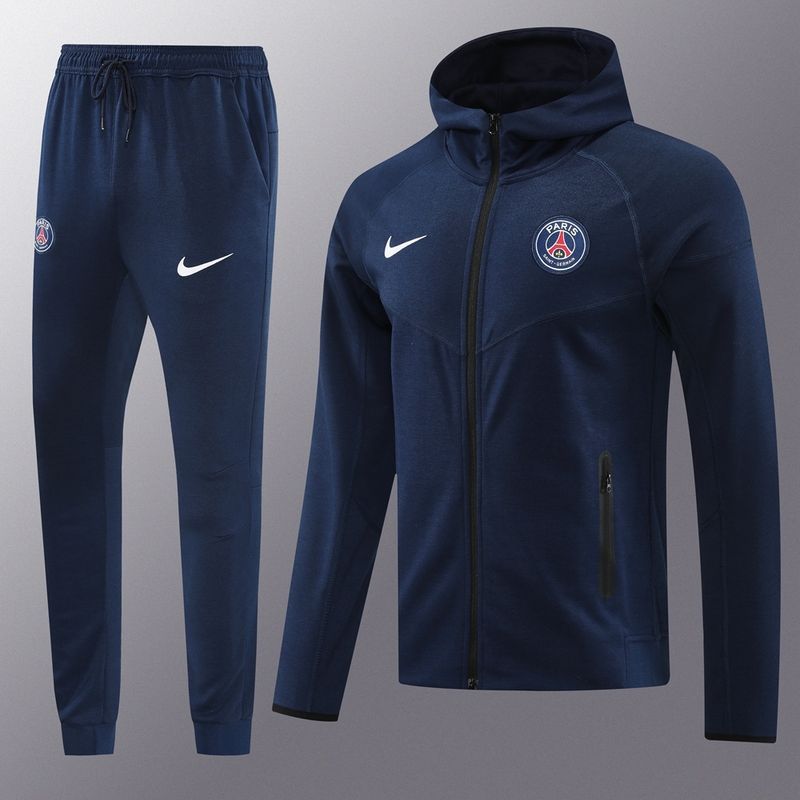 PSG Navy Hooded Tracksuit Set
