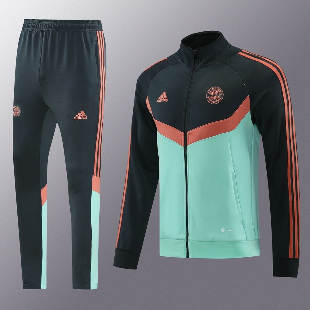 Bayern Munich Olive Green Tracksuit Set Bayern Munich Olive Green Tracksuit Set