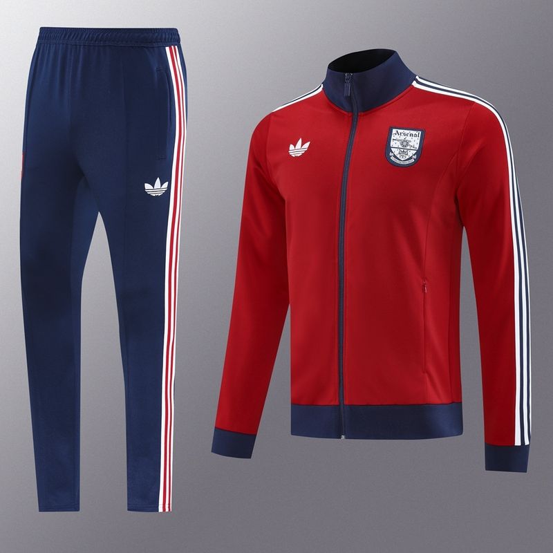 Arsenal Maroon and Navy Tracksuit Set