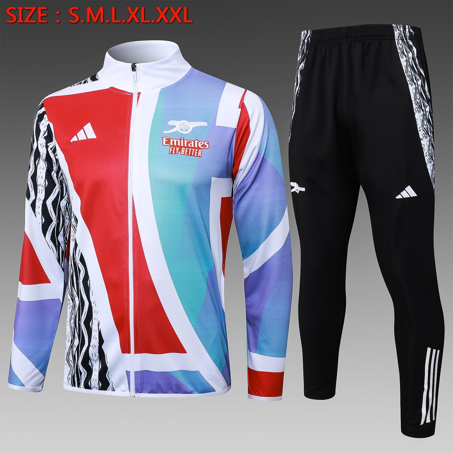 Arsenal Colour Tracksuit Set Arsenal Colour Tracksuit Set