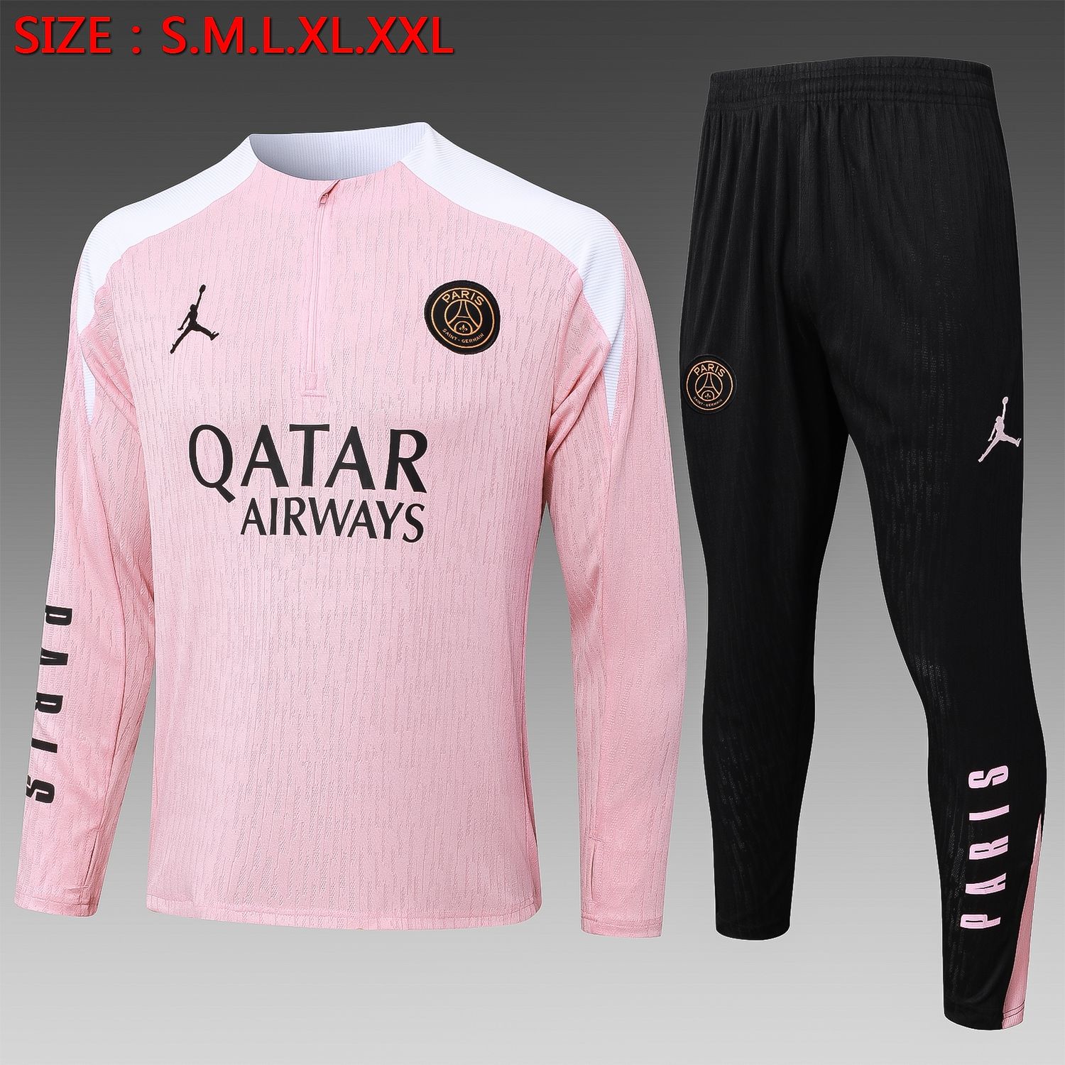 PSG Pink and Black Long Sleeve Training Set 