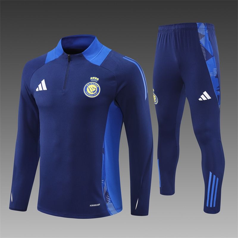 Al Nassr Navy Long Sleeve Training Set 