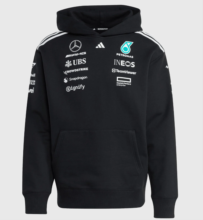 Mercedes Black Hooded Jacket  Mercedes Black Hooded Jacket